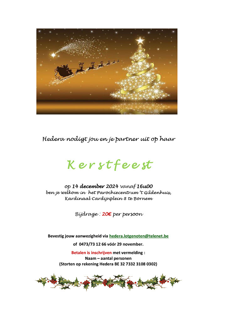 kerstfeest 2024